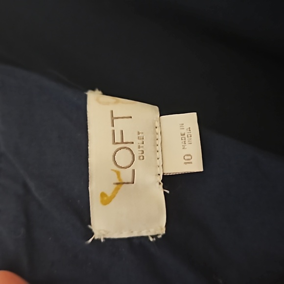 Loft Outlet Navy Mini Dress with Pockets NWoT - Picture 3 of 3